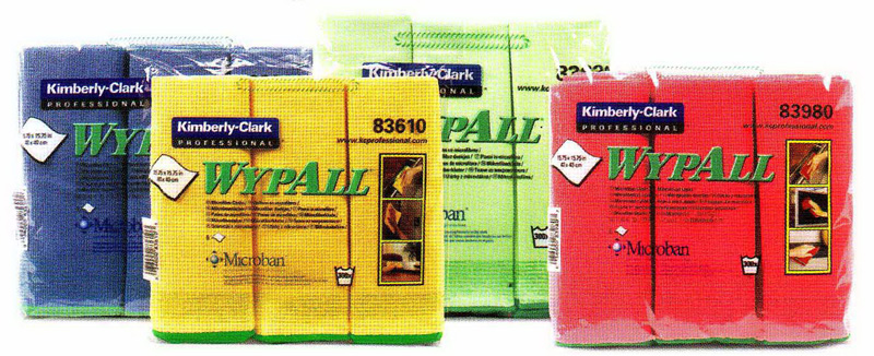 WYPALL* Microfiber Cloths with MICROBAN® Antimicrobial Product Protection