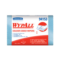 94153 ผ้าเช็ดอเนกประสงค์ WYPALL* Colour Coded Heavy Duty Wipers /Blue