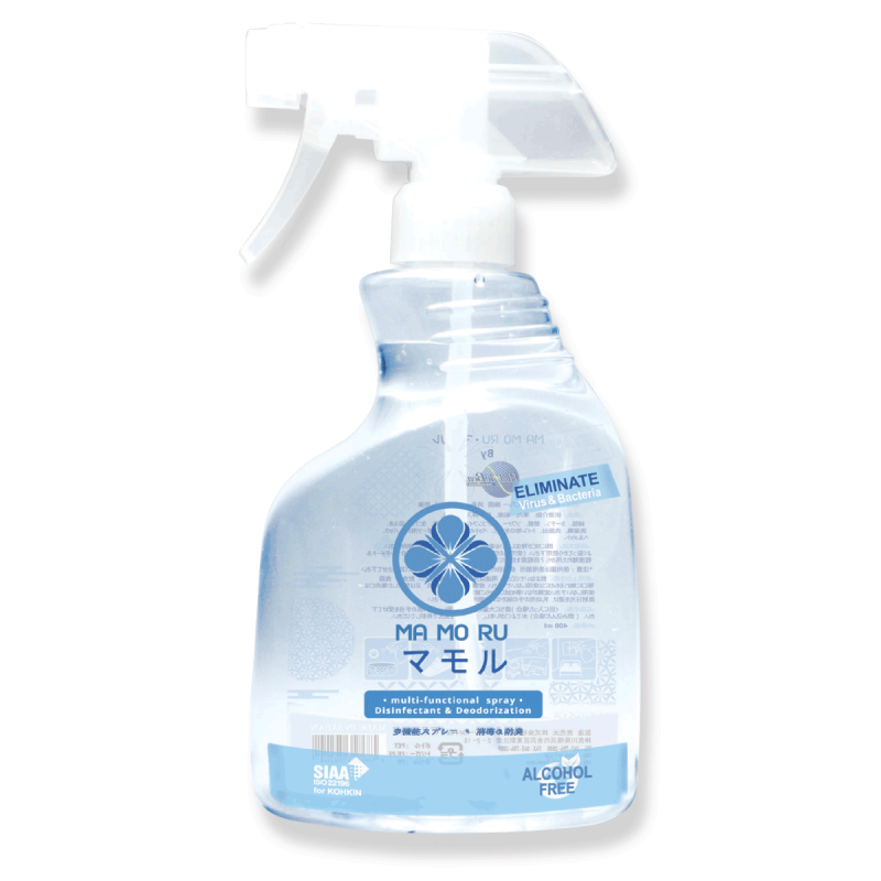 MAMORU Care Multi-functional spray for instant disinfection and deodorization (มาโมรุ แคร์ สเปรย์ฆ่าเชื้อและกำจัดกลิ่นอเนกประสงค์) ขนาด 400ml