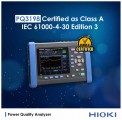 เครื่องมือวัดคุณภาพกำลังไฟฟ้า Hioki PQ3198 ได้ผ่านมาตรฐาน IEC61000-4-30 Edition 3 Class A
