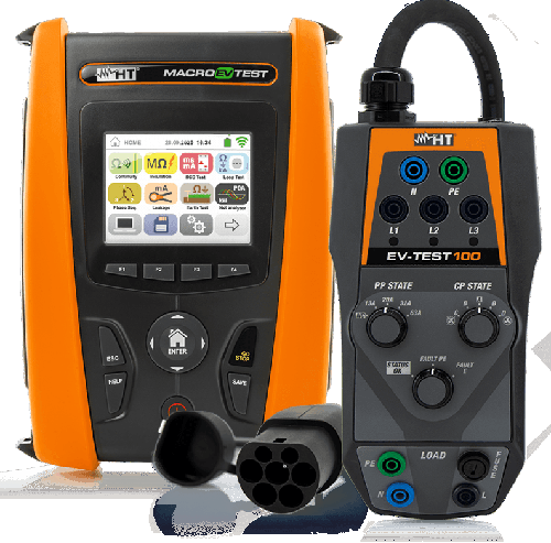 MACROEVTEST Multifunction instrument for electrical installation safety testing, power quality analysis and EVSE safety testing