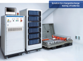 Solution for charge/discharge testing of batteries