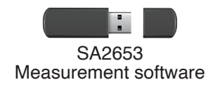 Measurement Software: for obtaining data, Viewer SA2653