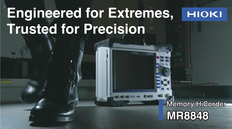 Memory HiCorder MR8848 is more than just a data acquisition (DAQ) system, it's your trusted companion for electrical, railway and industrial diagnostics