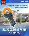 Hioki Launches AC/DC Current Probe CT6847A for Heavy-duty EV Evaluation, with 2000 A Capability in a Conventional Form Factor