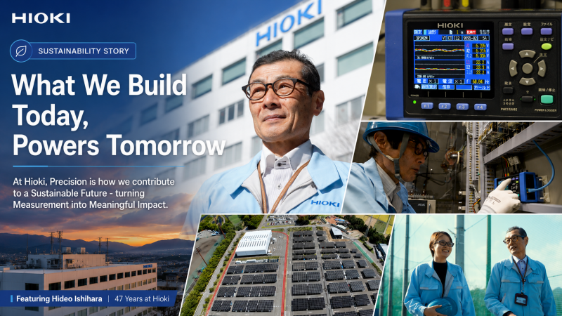 Hioki Releases New Sustainability Video Highlighting Precision, People, and the Future of Energy