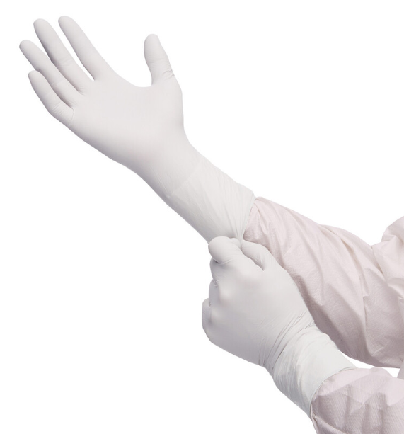 Kimtech™ G3 Powder-Free 6 Mil Sterile Nitrile Cleanroom Gloves, White, 12" 56888