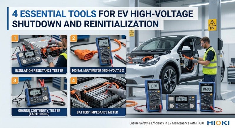 4 Essential Tools for EV High-voltage Shutdown and Reinitialization